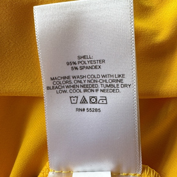 Express Sunlit Yellow Cowl Neck Tank Top - Picture 7 of 7